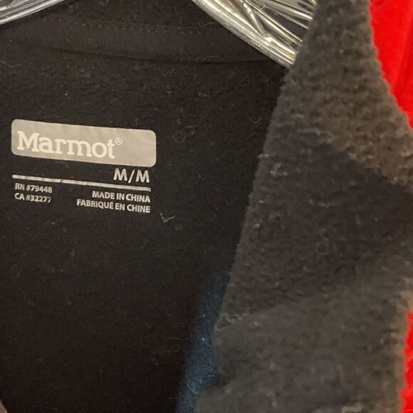 MARMOT MENS HYBRID COAT MEDIUM RED BLACK PUFFER LAYER quilted dfkw-1.31 - Picture 5 of 13